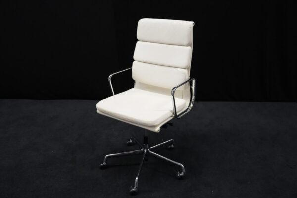 Herman Miller für Vitra EA 219 Soft Pad Leder / weiß