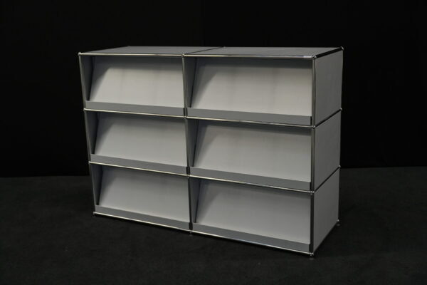 USM Haller Prospektständer Lichtgrau RAL 7035