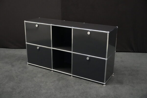 USM Haller Sideboard / Graphitschwarz RAL 9011