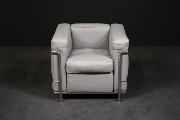 Cassina Sessel 'LC2' Leder Chrom