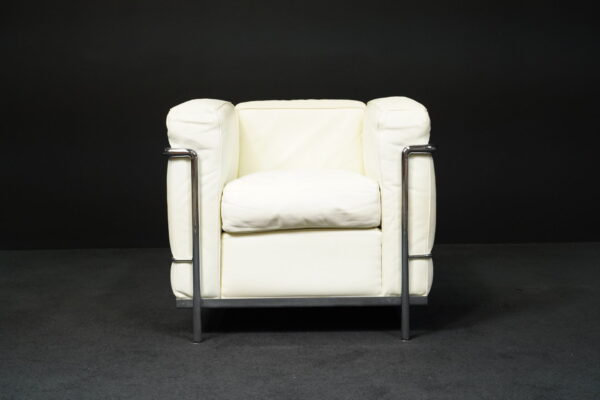 Cassina Sessel LC2 Leder Beige / Creme
