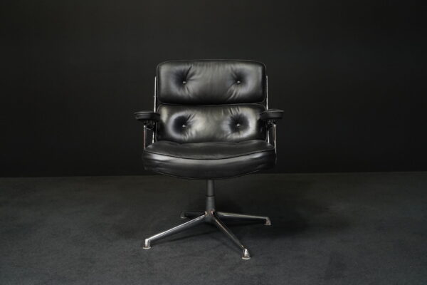 Vitra Konferenzstuhl Lobby Chair ES 108 Leder Schwarz