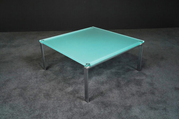 Walter Knoll Beistelltisch Foster Glas satiniert