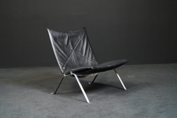 Fritz Hansen Sessel PK22 Leder Schwarz