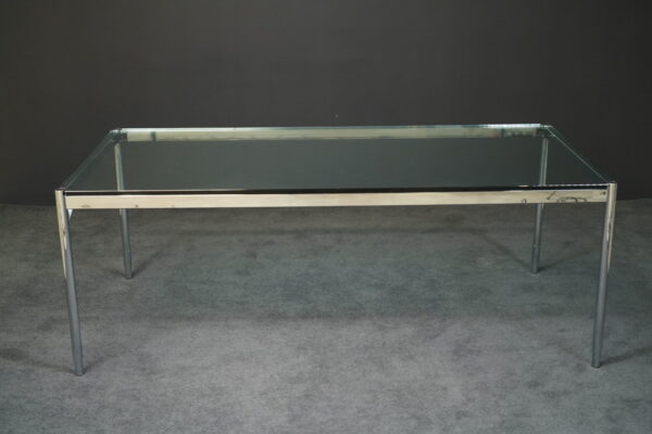 USM Haller Konferenztisch 200 x 100 cm Klarglas