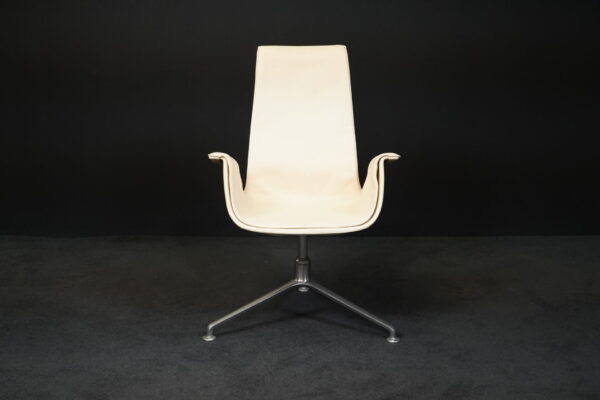 Walter Knoll Besucherstuhl FK6725 Tulip Leder Beige