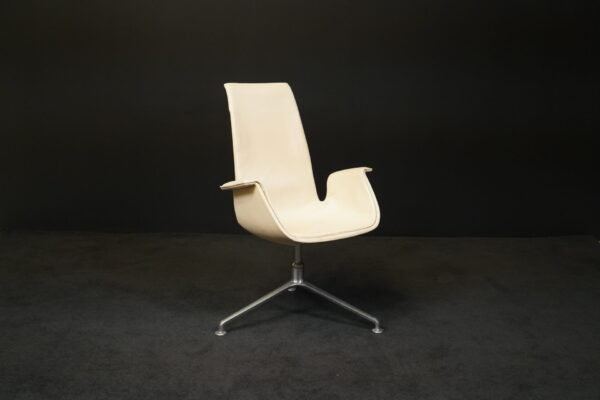 Walter Knoll Besucherstuhl FK6725 Tulip Leder Beige