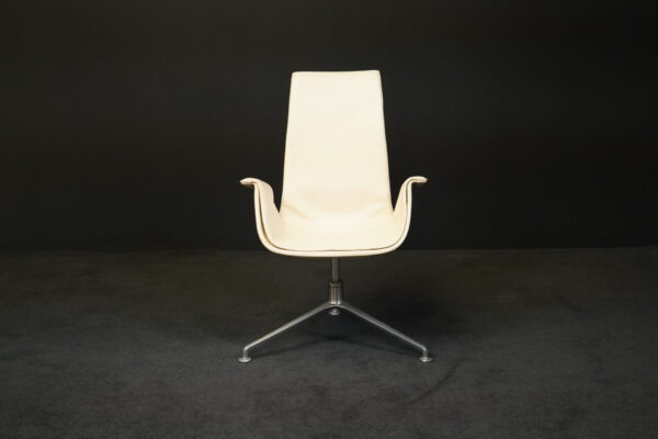 Walter Knoll Besucherstuhl FK6725 Tulip Leder Beige