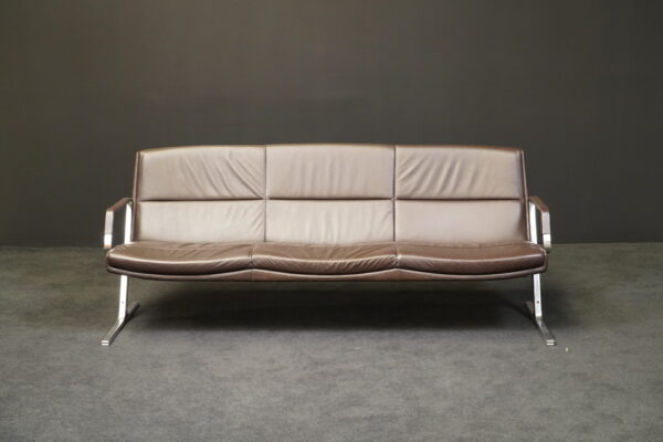 Walter Knoll Zweisitzer FK711 Leder Braun