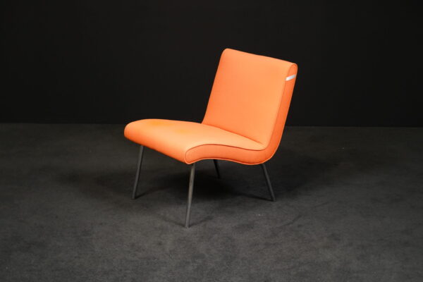 Walter Knoll Sessel 'Vostra' Classic Edition Stoff Orange