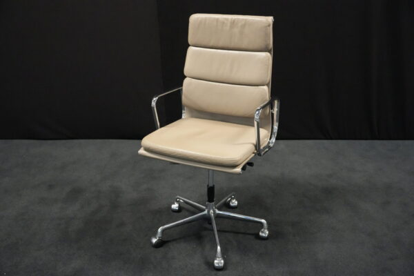 Herman Miller by Vitra EA 219 Leder / Dunkelbeige / Grau