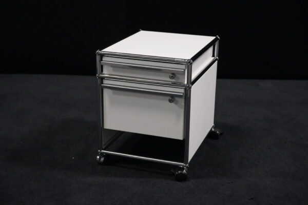 USM Haller Rollcontainer Reinweiß RAL 9010