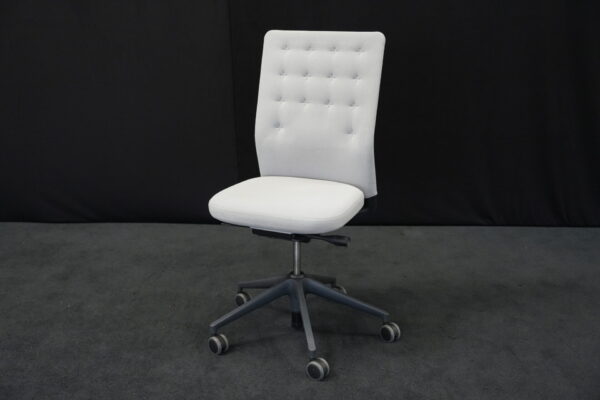 Vitra ID Trim Bürodrehstuhl Stoff / Pergament / Cremeweiss