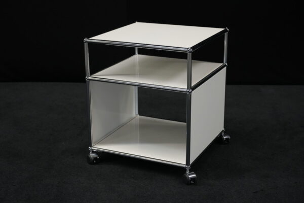 USM Haller Rollcontainer Reinweiß RAL 9011