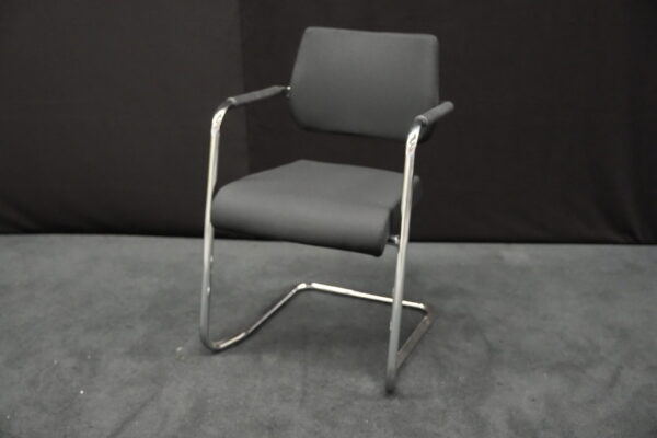 Sedia Verde Besucher- und Konferenzstuhl Slide - Chrom