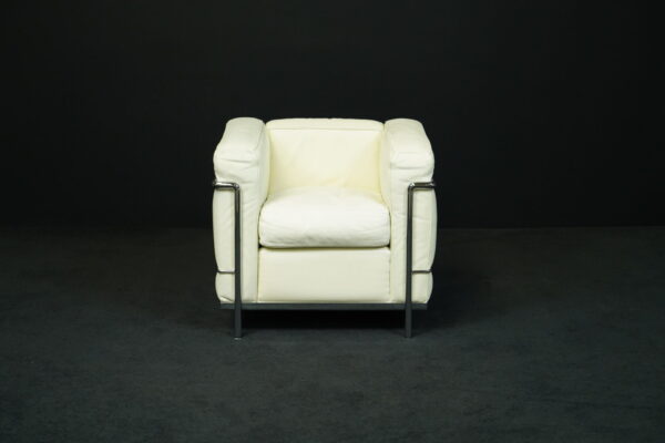 Cassina Sessel LC2 Leder Beige / Creme