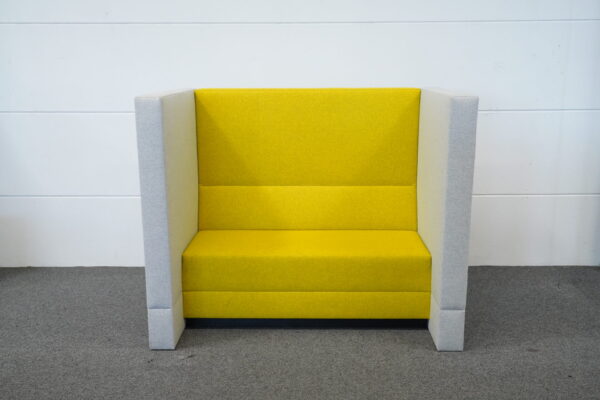 Palau Sitzecke Stoff Gelb / Grau