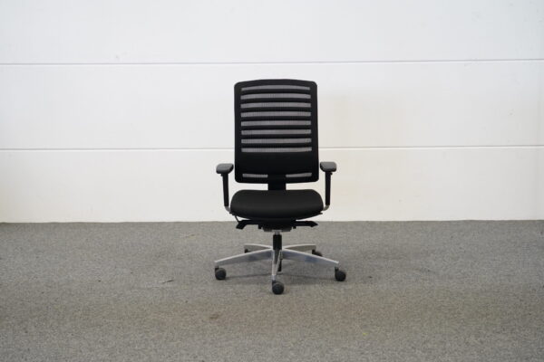 Viasit Bürodrehstuhl Linea Netz Stoff Schwarz