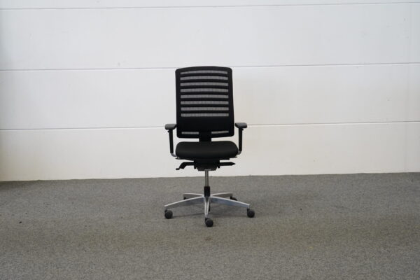 Viasit Bürodrehstuhl Linea Netz Stoff Schwarz