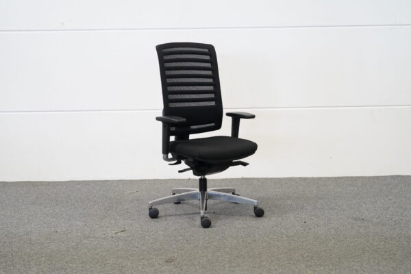 Viasit Bürodrehstuhl Linea Netzstoff Schwarz