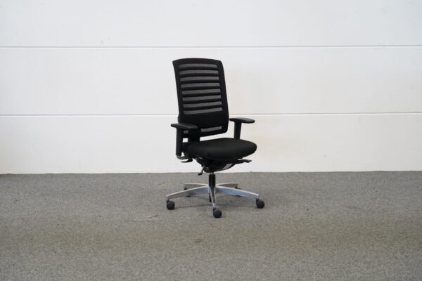 Viasit Bürodrehstuhl Linea Netzstoff Schwarz