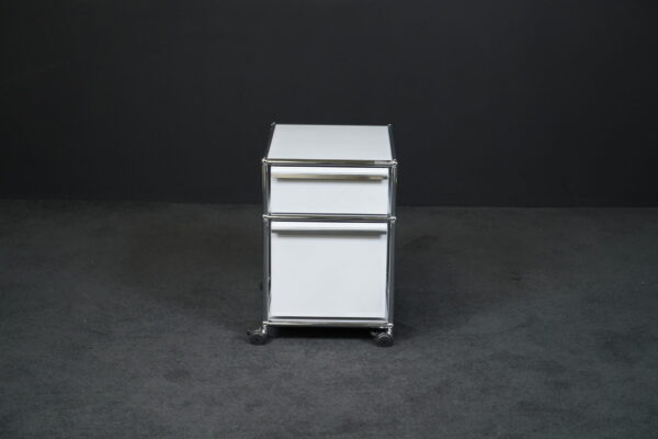 USM Haller Rollcontainer USM Mattsilber