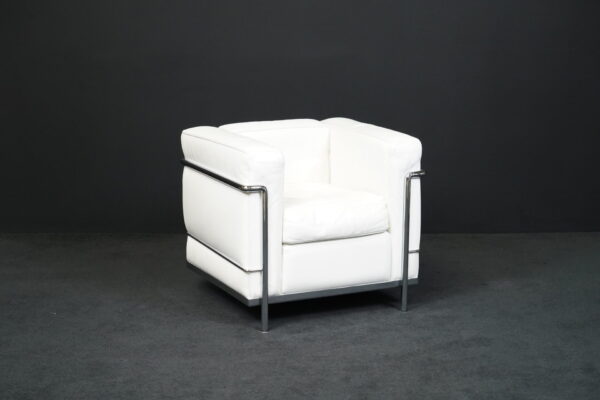 Cassina Sessel LC2 Leder Weiß