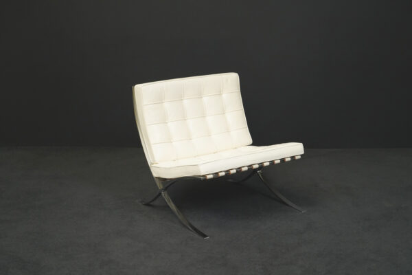 Knoll International Sessel Barcelona Leder / Hellbeige