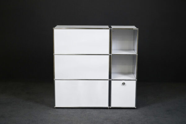 USM Haller Orga Schrank USM Mattsilber