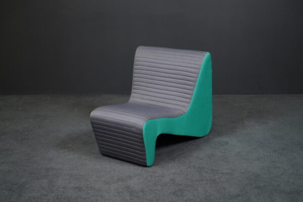 Nowy Styl Sessel LinkUp Stoff Grau / Grün