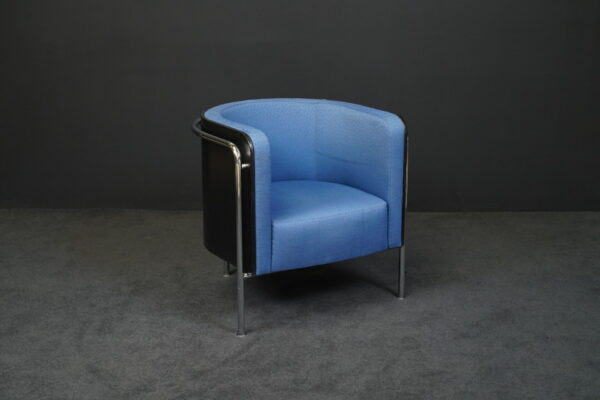 Thonet Sessel S3001 Stoff Blau