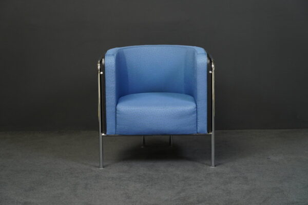 Thonet Sessel S3001 Stoff Blau