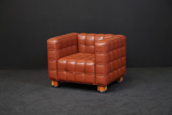 Wittmann Sessel Kubus Leder Cognac