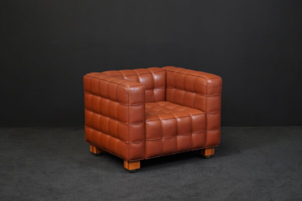 Wittmann Sessel Kubus Leder Cognac