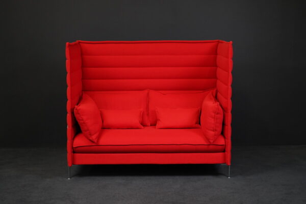 Vitra Alcove Zweisitzer Hopsak Rot
