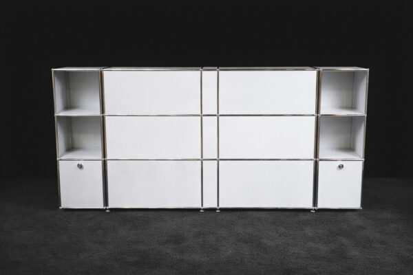 USM Haller Orga Schrank USM Mattsilber