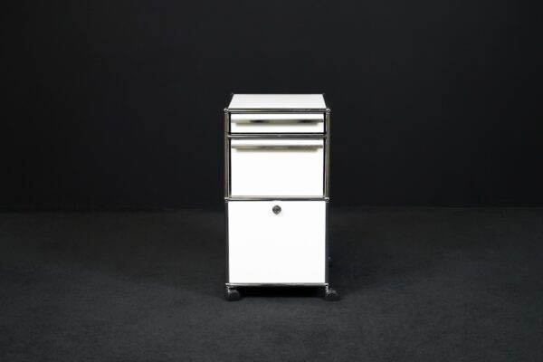 USM Haller Rollcontainer Reinweiss RAL 9010