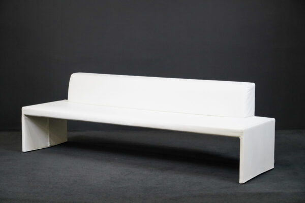 Walter Knoll Together Bench Leder Weiss