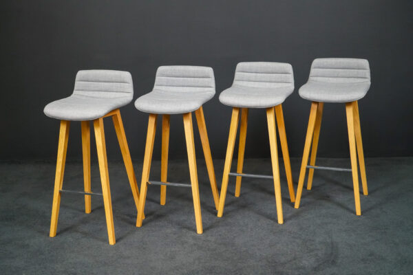 Brunner 4er Set Barhocker Fina Bar Hopsak Grau