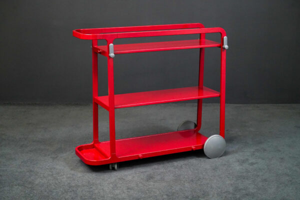 Steelcase Flex Wagen Metall Rot