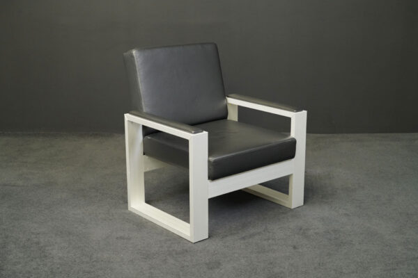 Sessel Leder Schwarz