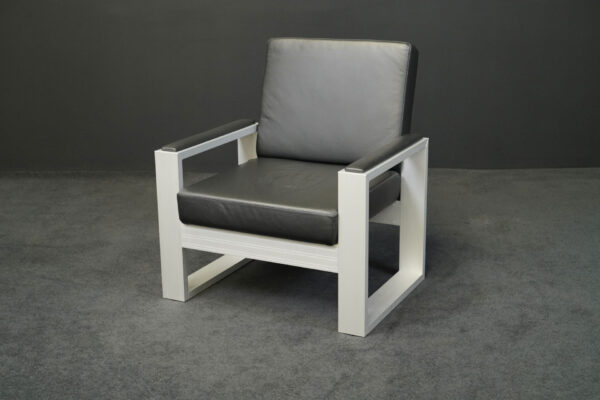 Sessel Leder Schwarz