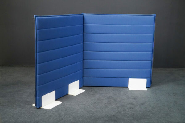 Febrü Trennwand Silent Stoff Blau