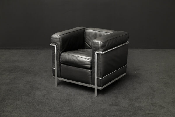 Cassina Sessel LC2 Leder Schwarz
