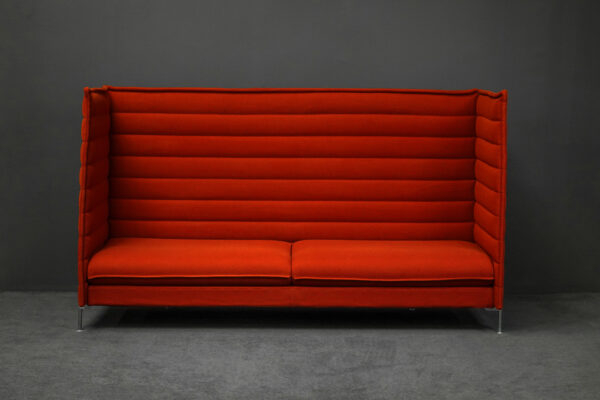 Vitra Alcove Dreisitzer Hopsak Rot