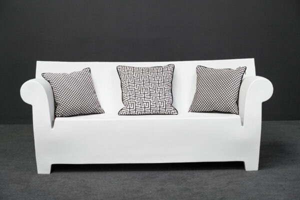 Kartell Sofa Bubble Club Kunststoff Weiß