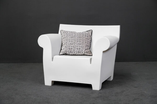 Kartell Sessel Bubble Club Kunststoff Weiß