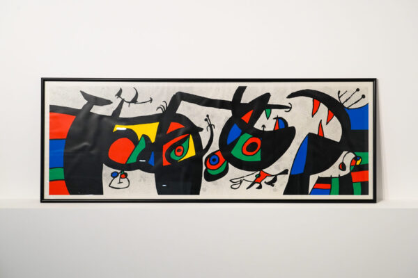 Gerahmter Kunstdruck "Joan Miró - Le Lézard aux plumes d'or"