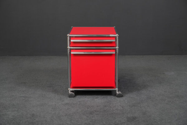 USM Haller Rollcontainer USM Rubinrot