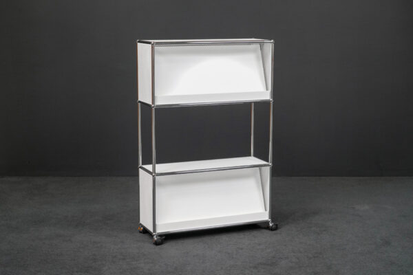 USM Haller Zeitungsständer Reinweiß RAL 9010